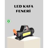 İlk El Grup Kamp ve Doğa Için Şarjlı LED Baş Feneri – Mıknatıslı, Su Geçirmez - 1