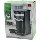 İlk El Grup Kiwi KCM-7505T Filtre Kahve Makinesi Elektrikli 700W 400ML=PORTATIF Çelik Bardak=2-Saat Sıc
