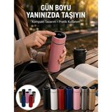 İlk El Grup LED Sıcaklık Ölçerli 250 ml Yalıtımlı Termos Şişe Yeni Nesil - Renkli
