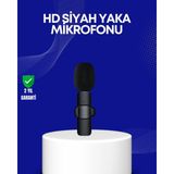 İlk El Grup Lightning Girişli 2’li Kablosuz Yaka Mikrofonu Çift Kişilik Kayıt - Renkli