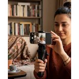 İlk El Grup Masaüstü Telefon Tripodu Katlanabilir Telefon Tutucu Video Çekim Standı - 1