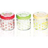 İlk El Grup Mini Yuvarlak Saklama Kavanozu Fruit -SGM07560 - Renkli - 1