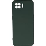 İlk El Grup Oppo A73 Kılıf Nano Içi Kadife Silikon - Koyu Yeşil - 1 - Çok Renkli