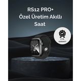 İlk El Grup RS12 Pro+ 2025 Serisi Uzun Şarj Süreli Garantili Full Ekranlı Özel Üretim Akıllı Saat – 2gb - Standart - Renkli