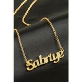 İlk El Grup Sabriye İsimli Kolye (Kişiye Özel)