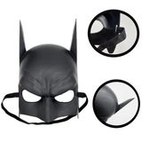 İlk El Grup Siyah Renk Çocuk Boy Arkadan Lastikli Batman Maskesi 20X14 cm