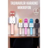 İlk El Grup Taşınabilir Bluetooth Karaoke Mikrofon: Hafıza Kart Girişli, Etkileyici Performans - Renkli