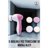 İlk El Grup Taşınabilir Yüz Temizleme Cihazı Masaj, Peeling, Temizlik 5 Başlıklı - 1