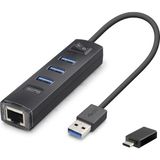 İlk El Grup USB Type-C 3.2 Gen1 Hub Ethernet Gigabit 4 Port Siyah RJ4503 Iegtgrs-34
