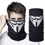 İlk El Grup Vendetta Maskesi Desenli Baf Bandana – Çok Amaçlı Yüz Boyunluk Bandana 4 No