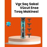 İlk El Grup Vgr V-695 Şarjlı Saç Sakal Tıraş Makinesi 2600MAH Batarya ve Kılavuz Taraklı - Renkli