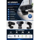 İlk El Grup Webcam Orjınal 1080P Hd Konferans Kamera Dahili Mikrofon Görüntülü Sohbet Yayın Kamerası Hd V - Renkli