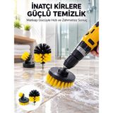 İlk El Grup Yüksek Devirde Etkili Temizlik Sağlayan Matkap Ucu Fırça Seti - 1 - Renkli