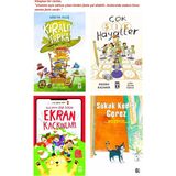 İlk Genç Timaş 5-6-7 ve 8.sınıf Okuma Seti Kiralık Şapka Çok Şık Hayaller Ergün Kazanır Ekran Kaçkınları Yüzde 99 Gerçek Hayat Sokak Kedisi Çerez 4 Kitap - Hayır