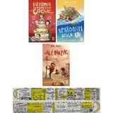 İlk Genç Timaş Büyümek Istemeyen Çocuk + Arkadaşım Hoşça Kal + Ali Nazik 3 Kitap Set + Özel Cetvel