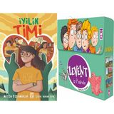 İlk Genç Timaş Iyilik Timi (Metin Özdamarlar) ve Levent Iz Peşinde 1 Set - (5 Kitap)