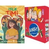 İlk Genç Timaş Iyilik Timi (Metin Özdamarlar) ve Levent Iz Peşinde 2 Set - (5 Kitap)