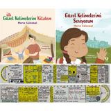 İlk Güzel Kelimelerim Kitabım - Güzel Kelimelerimi Seviyorum 2 Kitap - Merve Gülcemal - Matematik Öğreten Cetvel