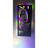 İlk Hediyem Karışık Led Işıklı Aslan Başı Çocuk Ve Bebek Odası Duvar Gece Lambası