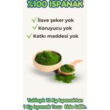 İlk Kaşık Ispanak Tozu 100 gr Doğal Öğütülmüş Katkısız Sebze Tozu Smoothie Yoğurt Çorba - 105 gr