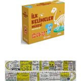Ilk Kelimeler Müzesi - Hayvanlar (Ingilizce Destekli Kitap ve Yapboz Seti) + Mat. Öğreten Cetvel