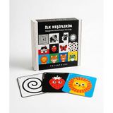 İlk Keşiflerim Görsel Gelişim Rehberi | 3 Dönem Bebek Zeka Kartları + Montessori Mobil | 0-12 Ay | Bebek Zeka Kartı | Tummy Time