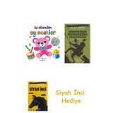 İlk Kitaplığım - Oyuncaklar (Ciltli) + Dünyanın Merkezine Yolculuk + Siyah İnci Hediye