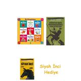 İlk Kitaplığım Seti: 9 Kitap 12 Sayfa (Her Biri) + Dünyanın Merkezine Yolculuk + Siyah İnci Hediye
