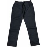 Ilk Okul Tam Lastik Şerz Kumaş Pantalon Füme Koyu Gri - 10 - 11 Yaş