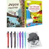 İlk Okuma Kitaplarım 10 Kitap ve Duygu Günlüğüm Mira ve Yekta Zorbalık Adası'nda Mücadele 2li Set