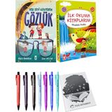 İlk Okuma Kitaplarım 10 Kitap ve Her Şeyi Gösteren Gözlük 2li Set
