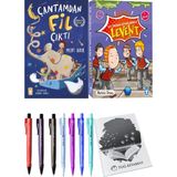 İlk Okuma Kitaplarım 2 Levent 10 Kitap ve Çantamdan Fil Çıktı 2li Set