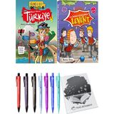 İlk Okuma Kitaplarım 2 Levent 10 Kitap ve Güzel Ülkem Türkiye 4 2li Set