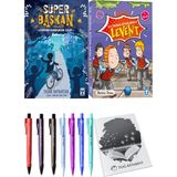 İlk Okuma Kitaplarım 2 Levent 10 Kitap ve Süper Başkan Zamanı Durduran Saat 2li Set