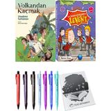 İlk Okuma Kitaplarım 2 Levent 10 Kitap ve Volkandan Kaçmak 2li Set