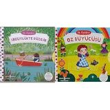 İlk Öyküler - Hareketli Söğütlükte Rüzgar (Ciltli) & İlk Öyküler - Oz Büyücüsü (Ciltli) (2 Kitap Set)
