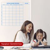 İlk Ve Ortaokul İçin Haftalık Planlayıcı - Yapışkansız Tutunan Akıllı Kağıt