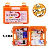 İlk Yardım Çantası ve Acil Mücadele Durum Seti Oto Ecza Dolabı Kiti (60 PARÇA)