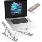 ILKA07 Taşınabilir 7 Kademeli Laptop Stant Bilgisayar Stant Notebook Stant Tüm Laptoplarla Uyumlu Bilgisayar Standı Taşınabilir Metal Kaymaz Stant Dizüstü Bilgisayar Stantı - 1 GB