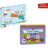 İlkadım 2 Yaş Dikkat Seti - 16-24 Ay Şimdi Cırt Cırt Vakti Etkinlik Kitabı 2'li Set