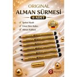 İlkbenaldim Ekonomik 6’lı Alman Sürmesi Seti Siyah Göz Sürme Kalemi Made in Germany