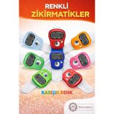 İlkbenaldim Zikirmatik Dijital Tesbih Sayacı Parmak Zikirmatik Elektronik Zikirmatik Karışık Renk
