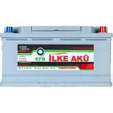 Ilke Akü Efb 100 Ah 12V Start-Stop Uyumlu Otomobil Aküsü