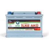 Ilke Akü Efb 70 Ah 12V Start-Stop Uyumlu Otomobil Aküsü
