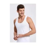 İLKE Erkek Penye Askılı Atlet 101 - 6 Adet - 2XL - Beyaz