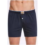 İLKE Erkek Penye Boxer 011 - 6 Adet - S - Lacivert