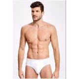 İLKE Erkek Penye Slip Külot 115 - 6 Adet - XL - Beyaz