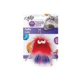 Ilkeshop Afp Furry Ball - Tüylü Renkli Fare Oyuncak Kırmızı