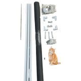 İlkim 17x25 Yırtılmaz Kedi Teli Menteşeli Sineklik Beyaz 70x120 Pencere