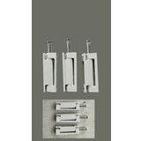 İlkim 75Mm Beyaz Pvc Pencere Menteşesi Seti (3 Adet)